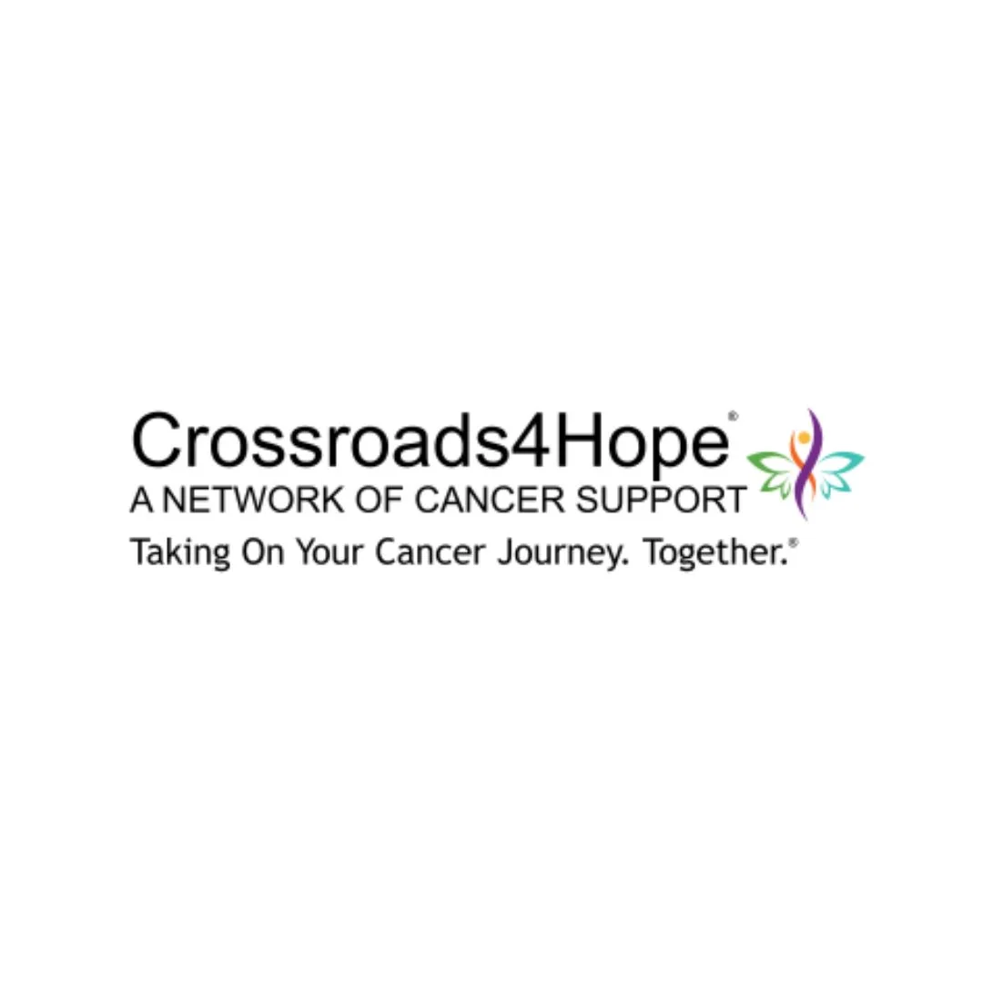 Crossroads4Hope logo with subheadline that says "A Network of Cancer Support. Taking On Your Cancer Journey. Together."